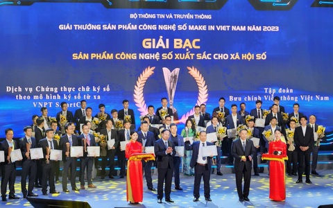 Sản phẩm số của VNPT ‘chinh phục’ giải thưởng Make in Vietnam 2023