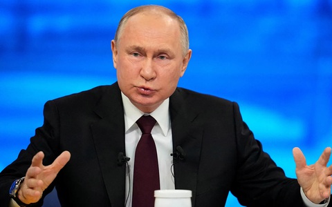 Tổng thống Vladimir Putin trả lời về các vấn đề nóng liên quan đến nước Nga năm 2023