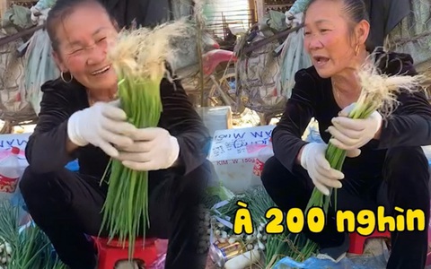 Cười sảng với pha 'rối loạn ngôn ngữ' của cô bán rau
