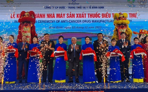 Khánh thành nhà máy sản xuất thuốc điều trị ung thư tại Bình Định