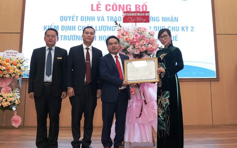 Trường đại học Kinh tế Huế hoàn thành kiểm định chất lượng chu kỳ 2