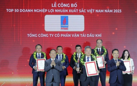 PVTRANS tiếp tục có mặt trong Top 50 doanh nghiệp lợi nhuận tốt nhất Việt Nam