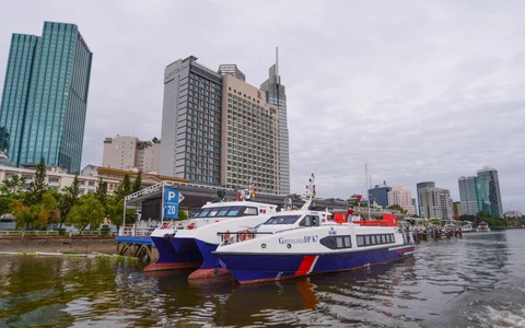 Tàu cao tốc từ trung tâm TP.HCM đi Vũng Tàu ngừng chạy