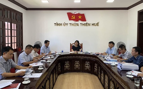 Kỷ luật Đảng ủy Sở Y tế tỉnh Thừa Thiên Huế nhiệm kỳ 2016-2020