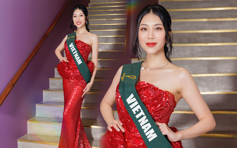 Hoa hậu Lan Anh ghi điểm nhờ hành động tinh tế với đối thủ