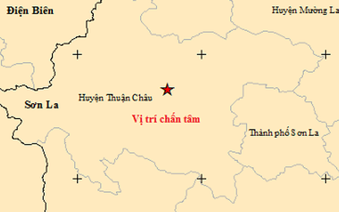 Động đất 3 độ ở Sơn La