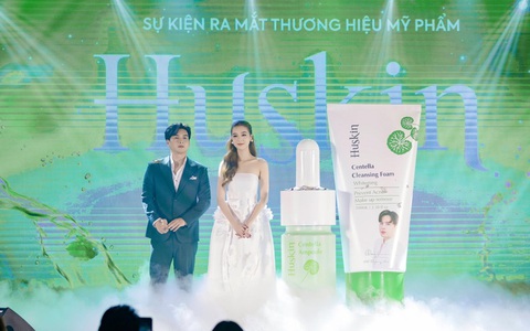 Ca sĩ Hồ Quang Hiếu ra mắt thương hiệu mỹ phẩm Huskin