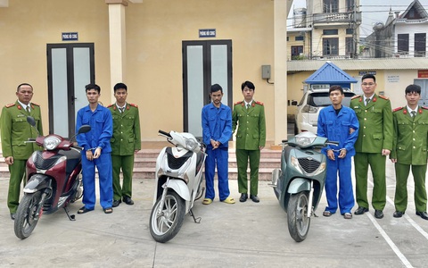 Bắt nhóm chuyên trộm xe SH