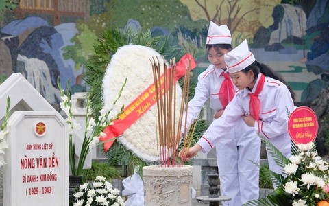 Tròn 80 năm ngày Anh hùng Kim Đồng hy sinh, phát động phong trào thi đua ngàn việc tốt