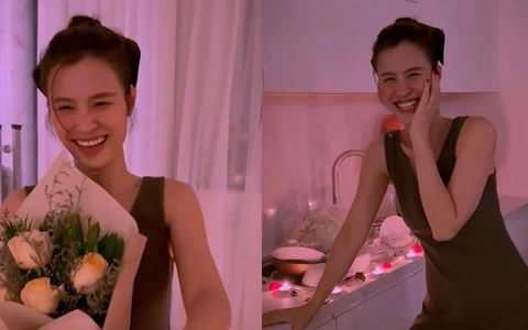 Đông Nhi 'cảm lạnh' với món quà Valentine của Ông Cao Thắng