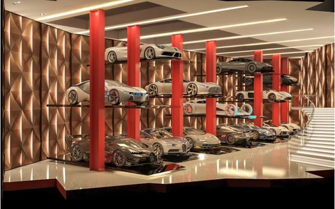 Biệt thự dành riêng cho người mê xe: Garage tráng lệ cho 15 chiếc, chưa làm đã rao bán 1.200 tỉ đồng