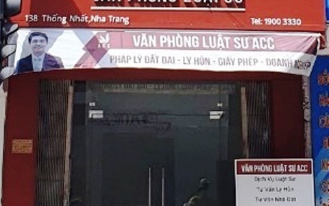 Sở Tư pháp Khánh Hòa: 'Văn phòng luật sư ACC' không có tên trong danh sách của sở