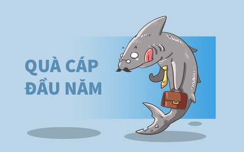 &apos;Quà cáp&apos; đầu năm cho sếp cá mập