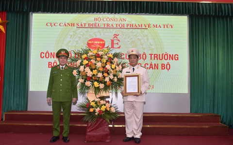 Đại tá Huỳnh Thới An làm phó cục trưởng Cục Cảnh sát điều tra tội phạm về ma túy
