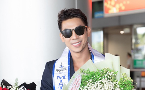 Phùng Phước Thịnh mang sash á vương Du lịch thế giới về nước
