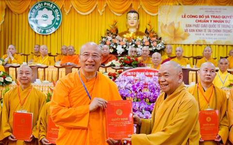 Thượng tọa Thích Đức Thiện làm trưởng Ban Phật giáo quốc tế trung ương