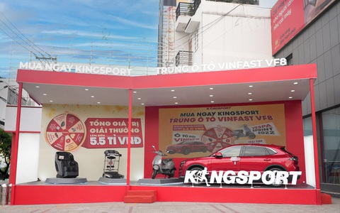 ‘Mua ngay KingSport trúng ô tô Vinfast VF8’ gây xôn xao mạng xã hội