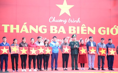 Tháng ba, người trẻ khởi động hoạt động nơi biên cương Tổ quốc