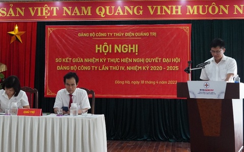 Đảng bộ Công ty Thủy điện Quảng Trị chính thức trực thuộc Đảng bộ EVNGENCO2