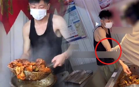 Chủ quầy vịt nướng bị khách nữ 'vượt quá giới hạn' vì đẹp trai