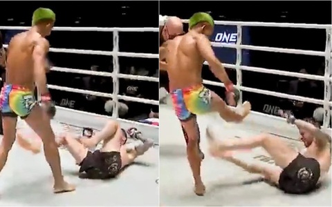 Võ sĩ lì đòn chịu không thấu trước những cú đá 'ngàn cân'