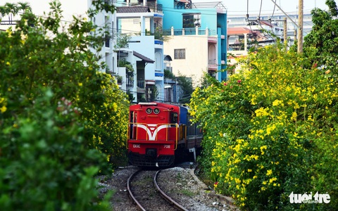 Mơ 3.100km đường tàu thành đường hoa dài nhất Việt Nam