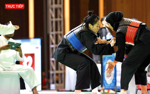 Trực tiếp: Tranh HCV Pencak silat, xảy ra xô xát giữa 2 ban huấn luyện
