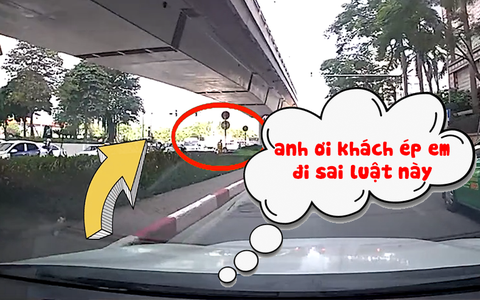 Tài xế taxi tấp vào lề mách CSGT khi khách 'ép đi sai luật'