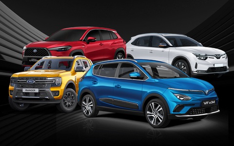 10 ô tô bán chạy nhất tháng 4: VF e34 dẫn đầu, Vios suýt rớt đài