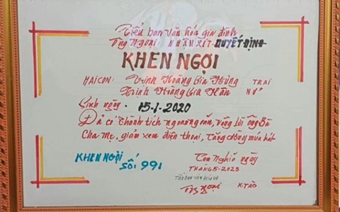 Ảnh vui 24-5: Tấm giấy khen đặc biệt 'chỉ có ở Quảng Nam'