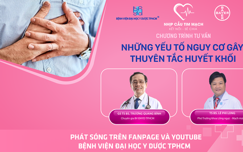 Chương trình tư vấn: Những yếu tố nguy cơ gây thuyên tắc huyết khối tĩnh mạch