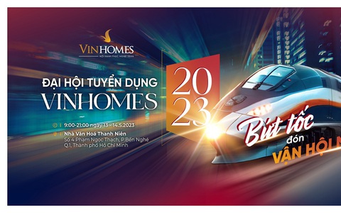 Đại hội tuyển dụng Vinhomes 2023: Hàng chục nghìn cơ hội việc làm