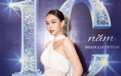 Hoa hậu Ban Mai là 'Queen of the night' trong sự kiện công bố ba cuộc thi nhan sắc mới