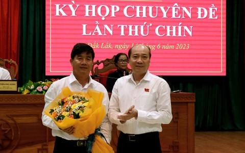 Ông Nguyễn Thiên Văn được bầu làm phó chủ tịch UBND tỉnh Đắk Lắk