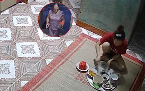Mẹ chồng cười như được mùa khi con dâu vụng về làm đổ tô canh