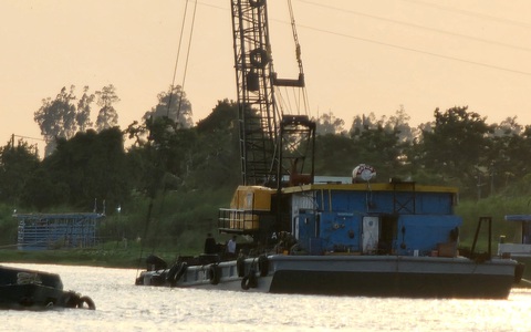 Sẽ tái khởi động chỉnh trị dòng chảy sông Hậu, giám sát kỹ thi công