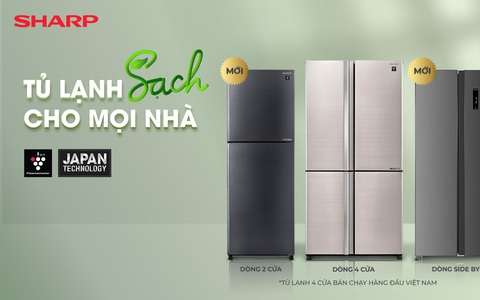 Khởi động xu hướng sống khỏe cùng tủ lạnh sạch hai cửa