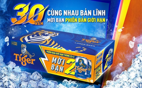Tiger Beer ra mắt phiên bản thùng giới hạn mới