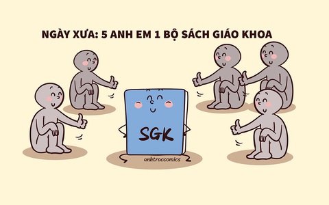 Sách giáo khoa xưa và nay