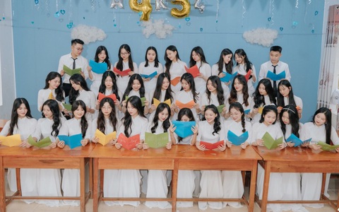 Hai lớp ở trường huyện có gần 100% học sinh đạt điểm 9 môn ngữ văn