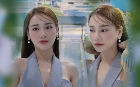 'Mẹ bầu' Nhã Phương rạng rỡ chụp poster phim mới