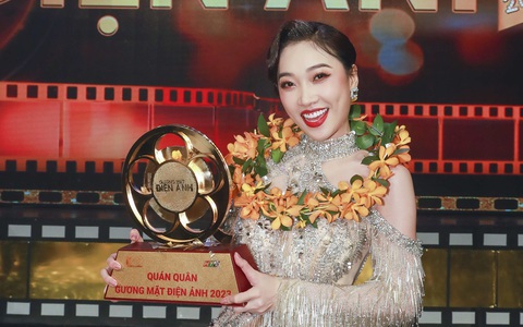 Lê Thu đăng quang Gương mặt điện ảnh 2023