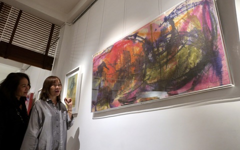 Chạng vạng trong tranh của Hươngcolor
