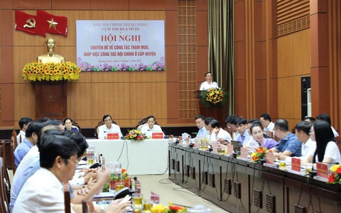 Quảng Nam đề xuất nghiên cứu thành lập ban nội chính cấp huyện