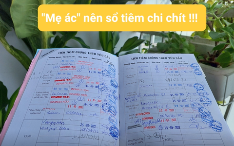 'Con nhỏ xíu mà đưa đi chích ngừa hoài, sao ác vậy?'