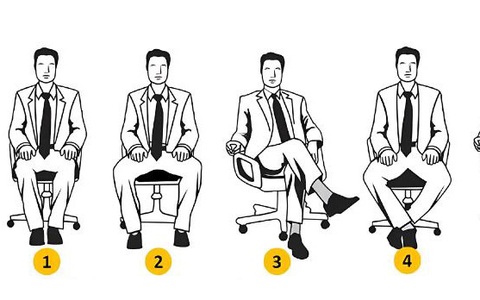 Tư thế ngồi bộc lộ phẩm chất của bạn