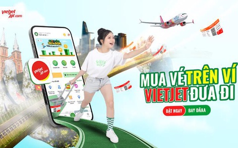Ví điện tử Appota thêm tính năng ‘Đặt vé máy bay’ VietJet Air
