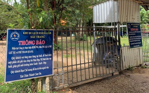 Khách tố chủ khu du lịch ‘ép’ mua nước mới cho vào tham quan suối Đá Bàn, Phú Quốc