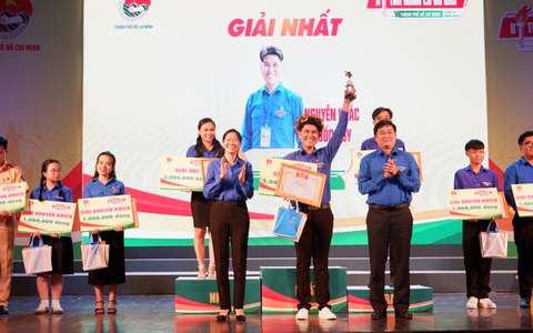 Nguyễn Khắc Quốc Huy là quán quân bí thư Đoàn cơ sở giỏi TP.HCM