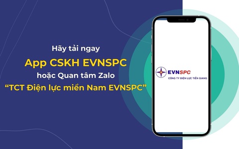 Cài đặt Zalo, App CSKH Điện lực Miền Nam để nhận thông tin các dịch vụ về điện